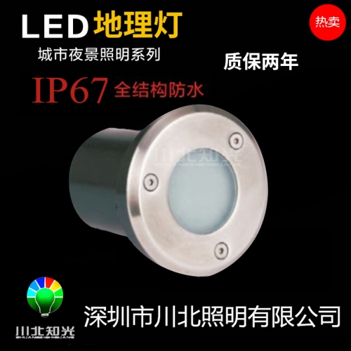 LED地埋灯的灯体是采用高纯度铝合金材料制成